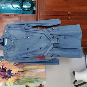 Max Jean coat with belt small never worn. Steamed/Laundered no tag